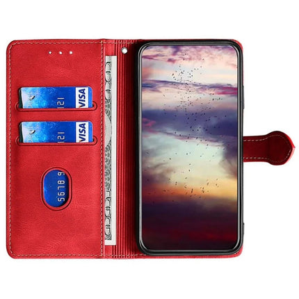 For OnePlus Nord CE4 Lite 5G / Oppo K12x 5G (China) Case Leather Wallet Phone Cover with Straw Hat Magnetic Clasp