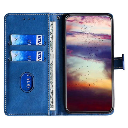 For OnePlus Nord CE4 Lite 5G / Oppo K12x 5G (China) Case Leather Wallet Phone Cover with Straw Hat Magnetic Clasp