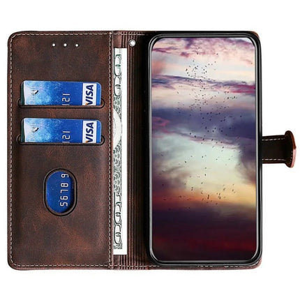 For OnePlus Nord CE4 Lite 5G / Oppo K12x 5G (China) Case Leather Wallet Phone Cover with Straw Hat Magnetic Clasp