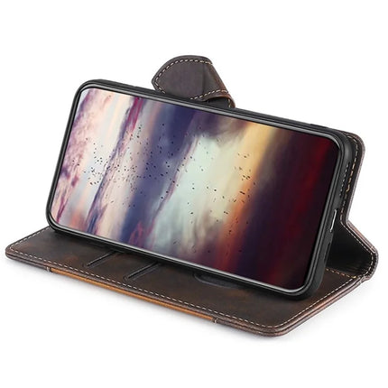 For OnePlus Nord CE4 Lite 5G / Oppo K12x 5G (China) Case Leather Wallet Phone Cover with Straw Hat Magnetic Clasp