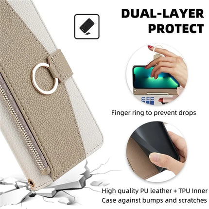 For OnePlus Nord CE4 Lite 5G / Oppo K12x 5G (China) Case Mirror Wallet Leather Phone Cover with Chain Shoulder Strap