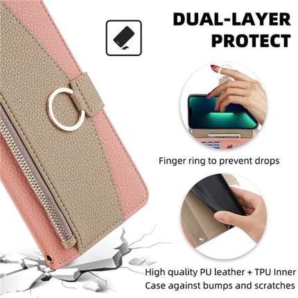 For OnePlus Nord CE4 Lite 5G / Oppo K12x 5G (China) Case Mirror Wallet Leather Phone Cover with Chain Shoulder Strap