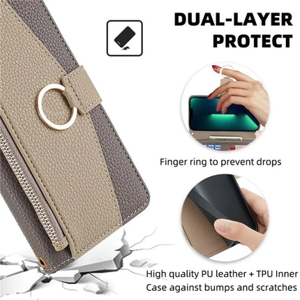 For OnePlus Nord CE4 Lite 5G / Oppo K12x 5G (China) Case Mirror Wallet Leather Phone Cover with Chain Shoulder Strap