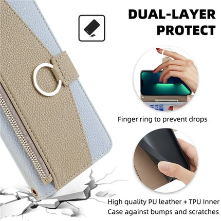 For OnePlus Nord CE4 Lite 5G / Oppo K12x 5G (China) Case Mirror Wallet Leather Phone Cover with Chain Shoulder Strap