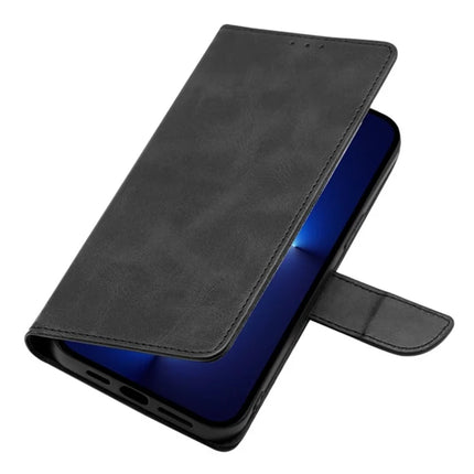 For Motorola Edge (2024) 5G Wallet Case Calf Texture Leather Phone Cover