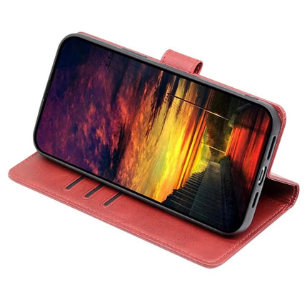 For Motorola Edge (2024) 5G Wallet Case Calf Texture Leather Phone Cover