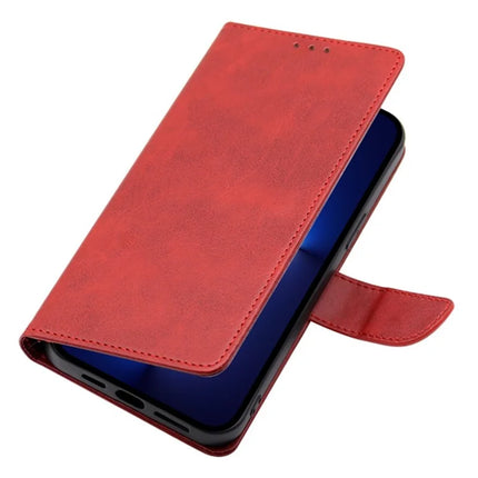 For Motorola Edge (2024) 5G Wallet Case Calf Texture Leather Phone Cover