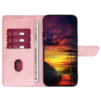 For Motorola Edge (2024) 5G Wallet Case Calf Texture Leather Phone Cover