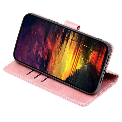 For Motorola Edge (2024) 5G Wallet Case Calf Texture Leather Phone Cover