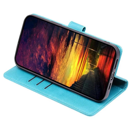 For Motorola Edge (2024) 5G Wallet Case Calf Texture Leather Phone Cover