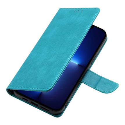 For Motorola Edge (2024) 5G Wallet Case Calf Texture Leather Phone Cover