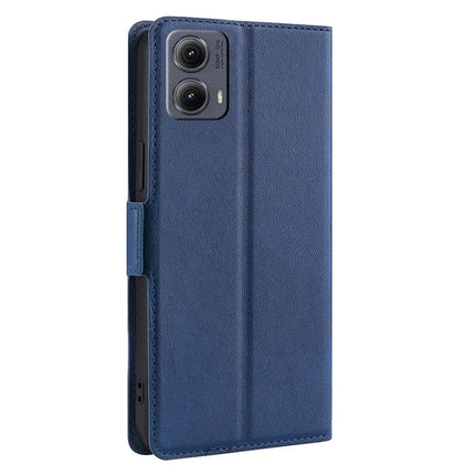 For Motorola Edge (2024) 5G Case Card Holder PU Leather Phone Cover