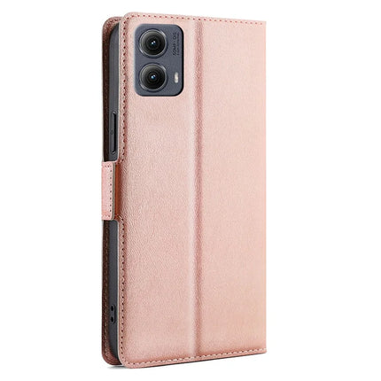 For Motorola Edge (2024) 5G Case Card Holder PU Leather Phone Cover