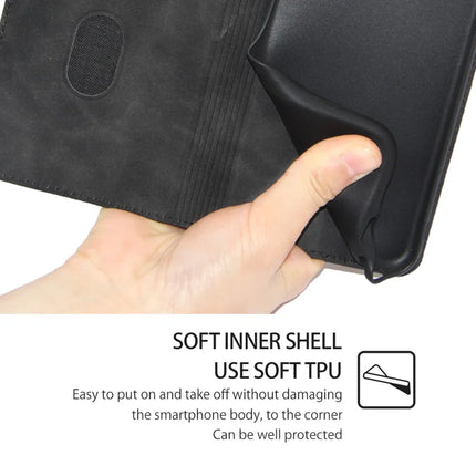 For Motorola Edge (2024) 5G Wallet Case PU Leather Magnetic Closing Phone Cover