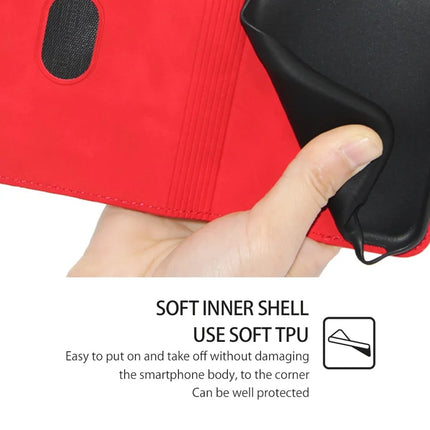 For Motorola Edge (2024) 5G Wallet Case PU Leather Magnetic Closing Phone Cover