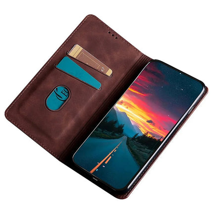 For Motorola Edge (2024) 5G Wallet Case PU Leather Magnetic Closing Phone Cover