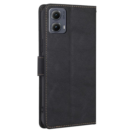 For Motorola Edge (2024) 5G Case Leather Phone Cover with RFID Blocking Wallet