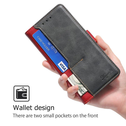 For Motorola Edge (2024) 5G Case Contrast Color Wallet Leather Phone Cover