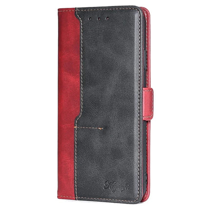 For Motorola Edge (2024) 5G Case Contrast Color Wallet Leather Phone Cover