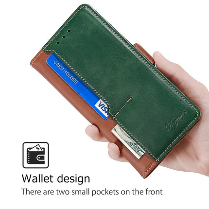 For Motorola Edge (2024) 5G Case Contrast Color Wallet Leather Phone Cover