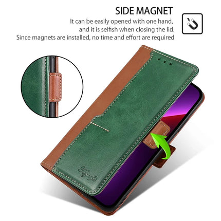 For Motorola Edge (2024) 5G Case Contrast Color Wallet Leather Phone Cover