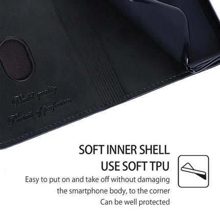 For Motorola Edge (2024) 5G Case Card Slots Cowhide Texture Phone Leather Cover