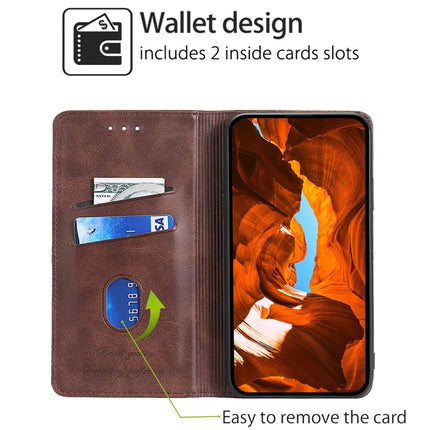 For Motorola Edge (2024) 5G Case Card Slots Cowhide Texture Phone Leather Cover