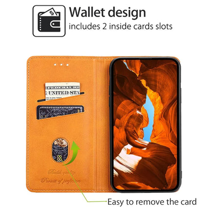 For Motorola Edge (2024) 5G Case Card Slots Cowhide Texture Phone Leather Cover