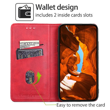 For Motorola Edge (2024) 5G Case Card Slots Cowhide Texture Phone Leather Cover