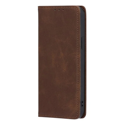 For Motorola Edge (2024) 5G Case PU Leather Calf Texture Phone Wallet Cover