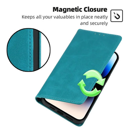 For Motorola Edge (2024) 5G Case PU Leather Calf Texture Phone Wallet Cover