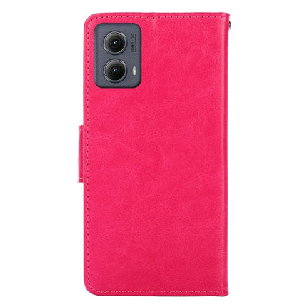 For Motorola Edge (2024) 5G Case Wallet PU Leather + TPU Folding Stand Phone Cover