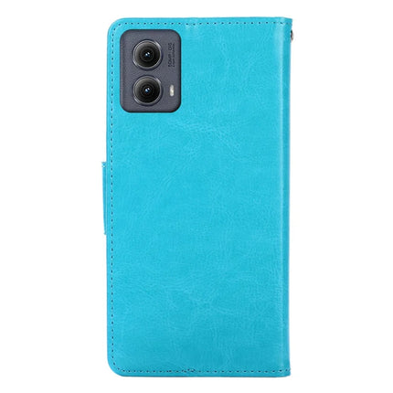 For Motorola Edge (2024) 5G Case Wallet PU Leather + TPU Folding Stand Phone Cover