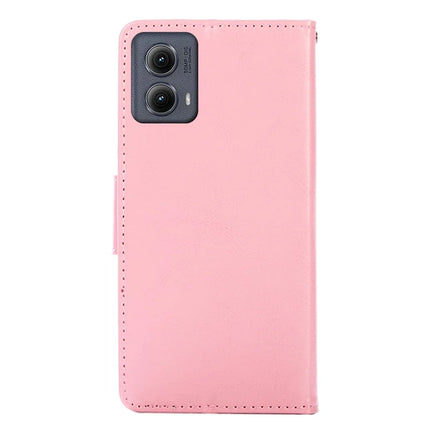 For Motorola Edge (2024) 5G Case Wallet PU Leather + TPU Folding Stand Phone Cover