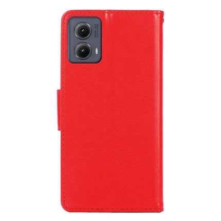 For Motorola Edge (2024) 5G Case Wallet PU Leather + TPU Folding Stand Phone Cover