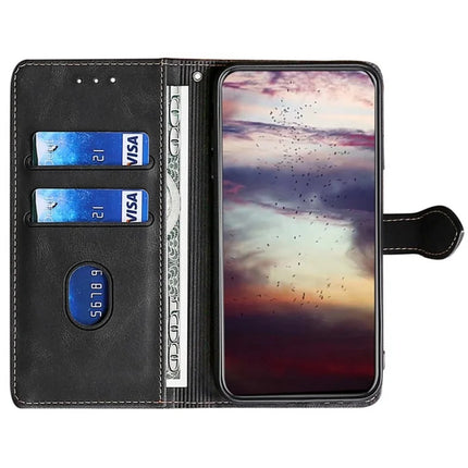 For Motorola Edge (2024) 5G Case Leather Wallet Phone Cover with Straw Hat Magnetic Clasp