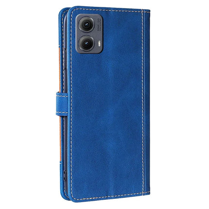 For Motorola Edge (2024) 5G Case Leather Wallet Phone Cover with Straw Hat Magnetic Clasp
