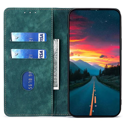 For Motorola Edge (2024) 5G Case RFID Blocking Wallet Leather Phone Cover