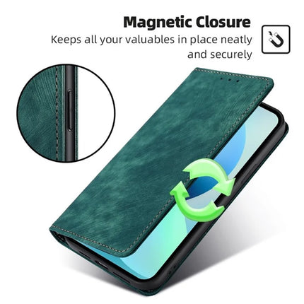 For Motorola Edge (2024) 5G Case RFID Blocking Wallet Leather Phone Cover