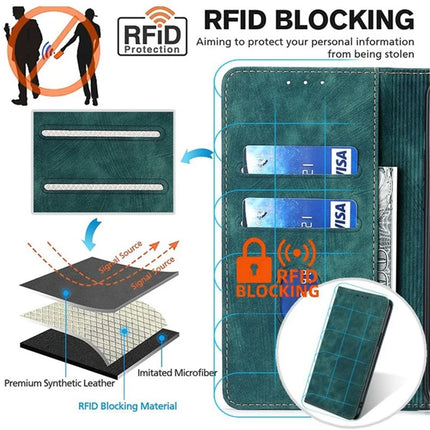 For Motorola Edge (2024) 5G Case RFID Blocking Wallet Leather Phone Cover