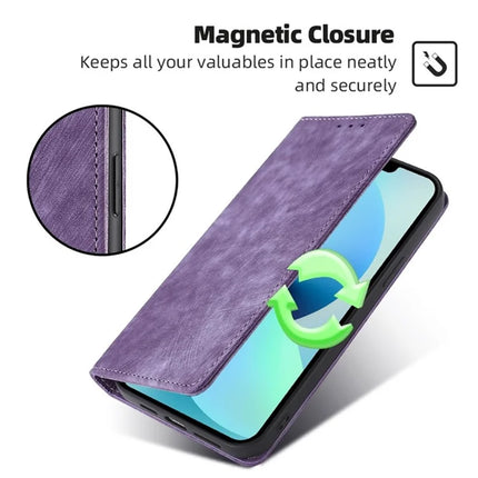 For Motorola Edge (2024) 5G Case RFID Blocking Wallet Leather Phone Cover