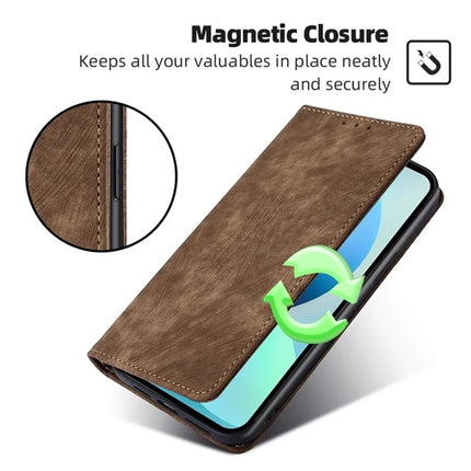 For Motorola Edge (2024) 5G Case RFID Blocking Wallet Leather Phone Cover