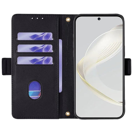 For Motorola Edge (2024) 5G Case PU Leather Wallet Stand Phone Cover with Crossbody Shoulder Strap