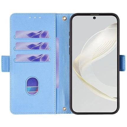 For Motorola Edge (2024) 5G Case PU Leather Wallet Stand Phone Cover with Crossbody Shoulder Strap