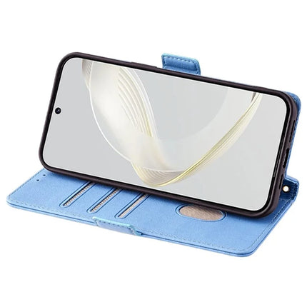 For Motorola Edge (2024) 5G Case PU Leather Wallet Stand Phone Cover with Crossbody Shoulder Strap