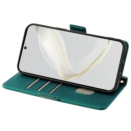 For Motorola Edge (2024) 5G Case PU Leather Wallet Stand Phone Cover with Crossbody Shoulder Strap