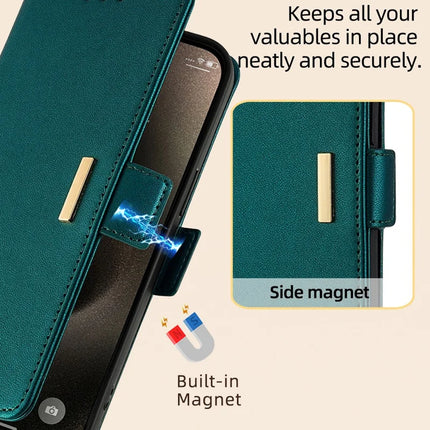 For Motorola Edge (2024) 5G Case PU Leather Wallet Stand Phone Cover with Crossbody Shoulder Strap