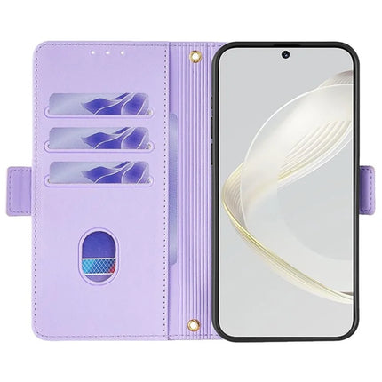 For Motorola Edge (2024) 5G Case PU Leather Wallet Stand Phone Cover with Crossbody Shoulder Strap
