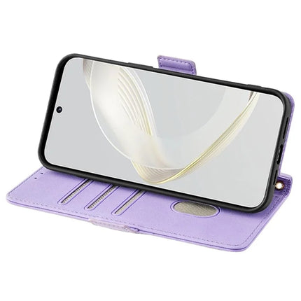 For Motorola Edge (2024) 5G Case PU Leather Wallet Stand Phone Cover with Crossbody Shoulder Strap