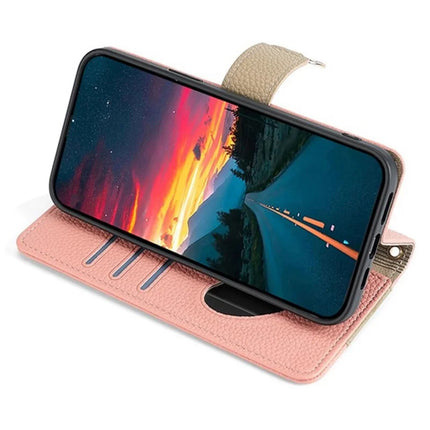 For Motorola Edge (2024) 5G Case Mirror Wallet Leather Phone Cover with Chain Shoulder Strap